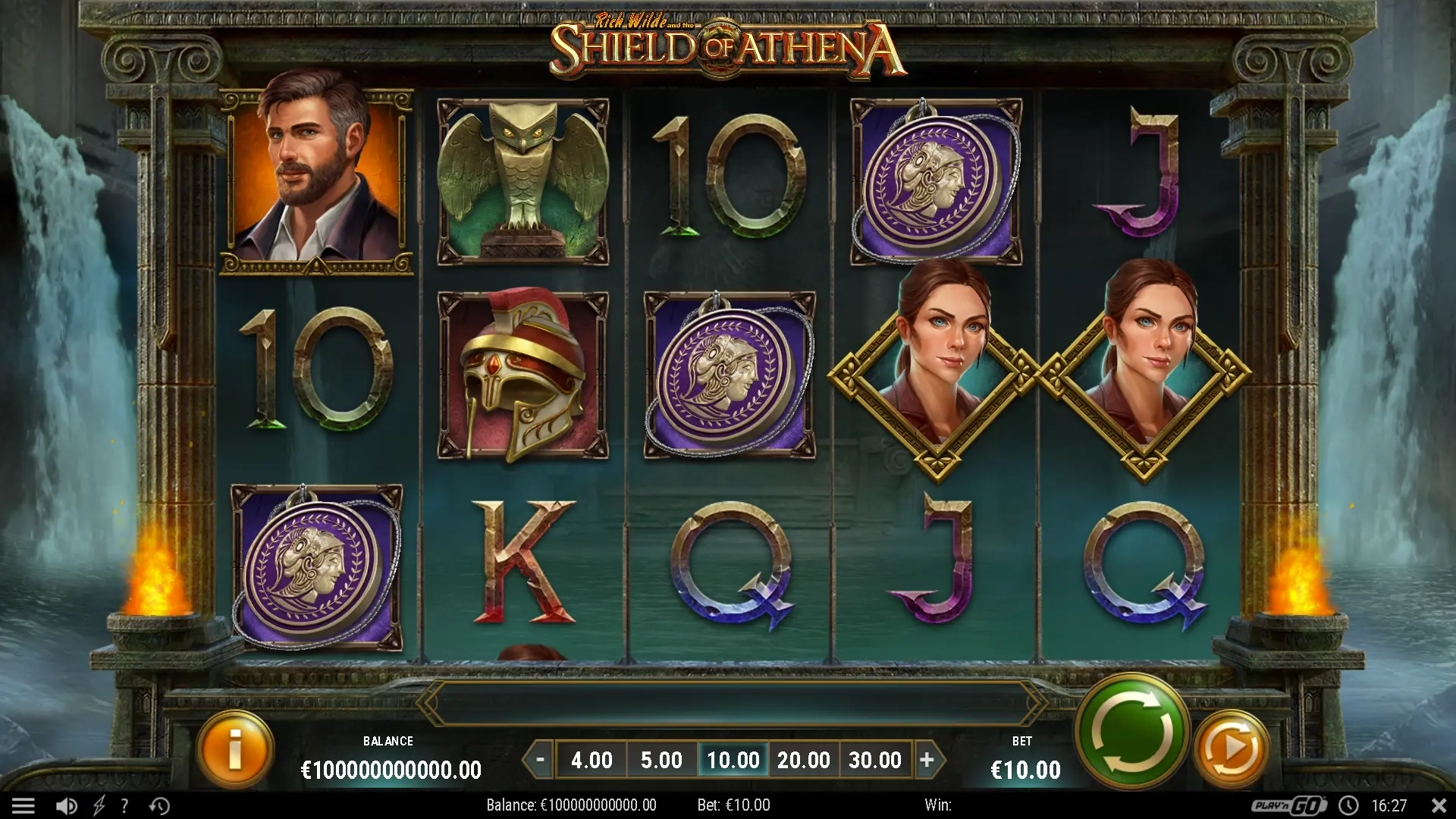 Play Rich Wilde and the Shield of Athena - Free casino game