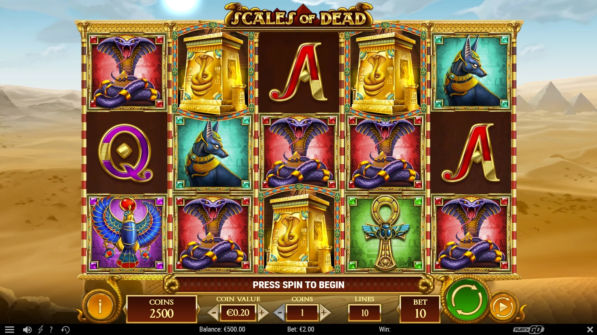 Play Scales of Dead - Free casino game